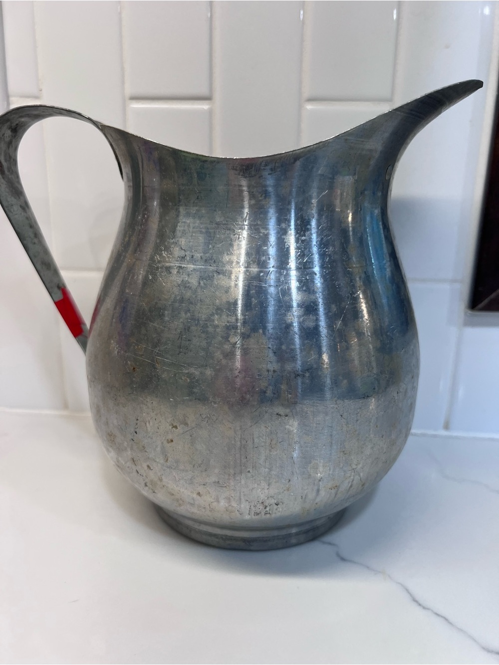 Vintage Aluminum Pitcher Collectible Metalware